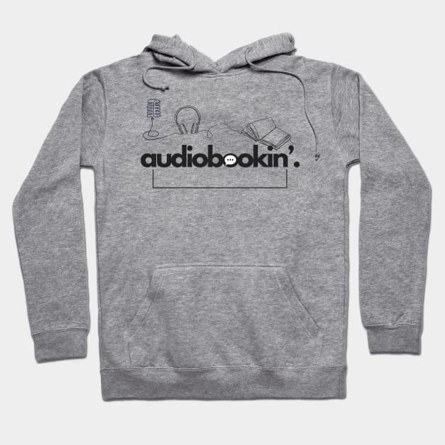 Audiobookin' Period - Graphics - Black Hoodie by AUDIOBOOKIN’